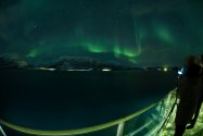 Polarlichter zwischen Skjervøy und Tromsø, Nov. 2019, Bild 24 (© Monika Maintz)