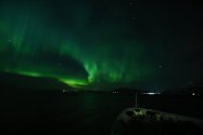 Polarlichter zwischen Rørvik und Brønnøysund, Jan./Feb. 2019, Bild 4 (© Monika Maintz)