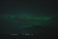 Polarlichter zwischen Tromsø und Øksfjord, Jan./Feb. 2019, Bild 2 (© Monika Maintz)