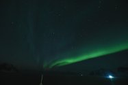 Polarlichter zwischen Kjøllefjord und Mehamn, Jan./Feb. 2019, Bild 5 (© Monika Maintz)