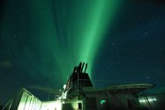 Polarlichter zwischen Tromsø und Finnsnes, Jan./Feb. 2019, Bild 1 (© Monika Maintz)