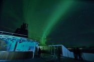 Polarlichter zwischen Tromsø und Finnsnes, Jan./Feb. 2019, Bild 8 (© Monika Maintz)