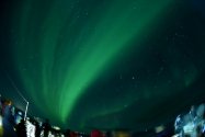 Polarlichter zwischen Berlevåg und Vardø, 27./28.02.2020, Bild 7 (© Monika Maintz)