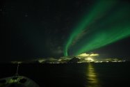 Polarlichter zwischen Svolvær und Stamsund, Jan./Feb. 2019, Bild 11 (© Monika Maintz)