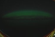 Polarlichter zwischen Molde und Kristiansund, Nov. 2019, Bild 1 (© Monika Maintz)