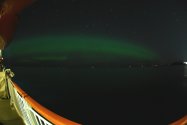 Polarlichter zwischen Molde und Kristiansund, Nov. 2019, Bild 4 (© Monika Maintz)