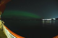 Polarlichter zwischen Molde und Kristiansund, Nov. 2019, Bild 5 (© Monika Maintz)