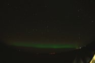 Polarlichter zwischen Rørvik und Trondheim, 24./25.10.2022, Bild 1 (© Monika Maintz)