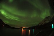 Polarlichter über dem Raftsund, 19.02.2023, Bild 10 (© Stefanie Schwemmer)