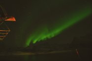 Polarlichter über dem Raftsund, 19.02.2023, Bild 13 (© Monika Maintz)