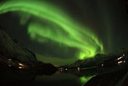 Polarlichter über dem Raftsund, 19.02.2023, Bild 5 (© Stefanie Schwemmer)