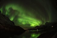 Polarlichter über dem Raftsund, 19.02.2023, Bild 7 (© Stefanie Schwemmer)