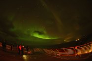 Polarlichter zwischen Mehamn und Berlevåg, 20.02.2023, Bild 1 (© Monika Maintz)